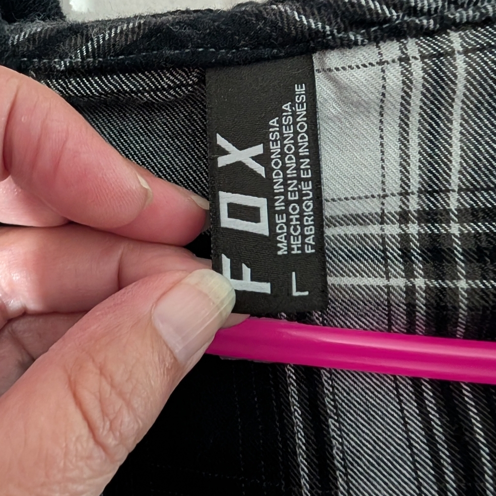 FOX RACING PLAID SHIRT - Picture 4 of 8